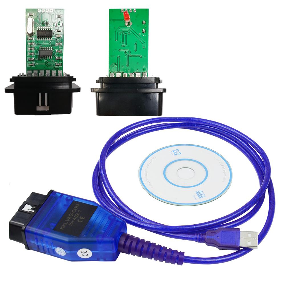 VAG 409 /409.1 KKL With FTDI FT232RL Chip OBD 2 OBD2 Car Diagnostic Interface Cable with USB Interface Auto Scanner Tool Code Readers 4