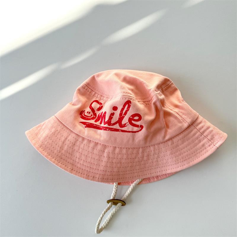 

2026 Spring New Children Kids Hat 50-52cm Boys Wide Brim UV Protection Cap Summer Fisherman Bucket Sun Cap Boys Girls Hat 50-52cm