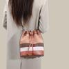 Damen Retro Colorblock Eimer Tasche - Vielseitige Umhänge- & Schultertasche für Arbeit & Pendeln (2026)