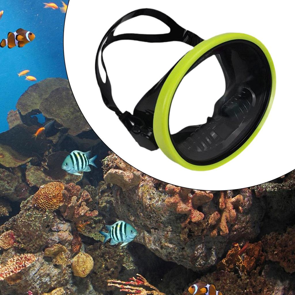 Single Lens Diving Mask No Fogging Swimming for Freediving Scuba