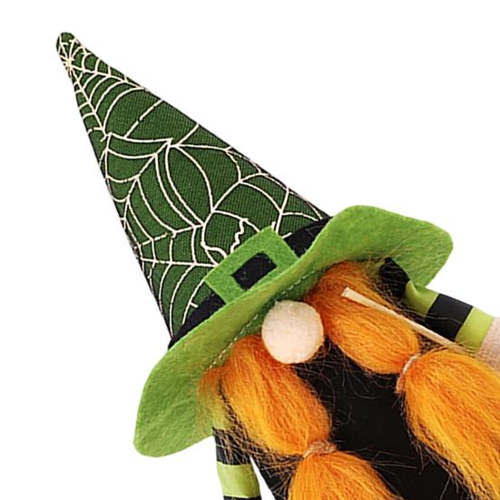 Stuffed Halloween Gnomes Faceless Doll Ornaments, Gnome Decorations, Cute Cloth Soft Felt Plush for Home Decor Party Atmosphere Table Display Pair of