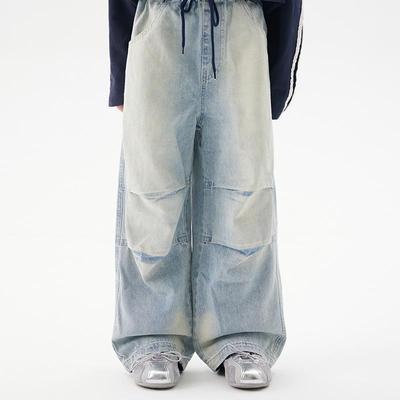 Kinder Trendige Herbstjeans 2025 - Freizeithosen für Mittelgroße und Große Kinder