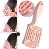 Soft Pins Massage Comb Flexible Curly Hairbrush Anti-static Hair Brush