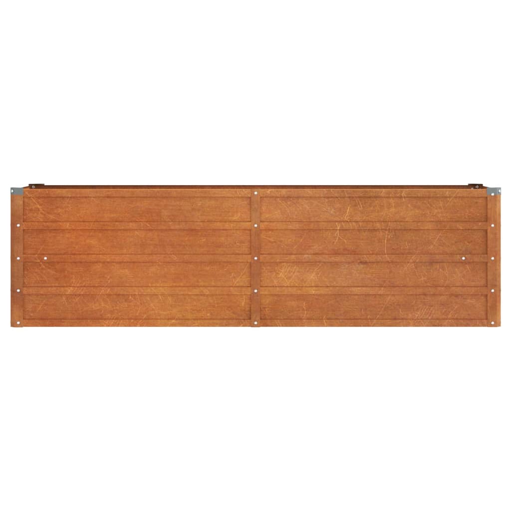Raised Garden Beds Garden Raised Bed Rusty 160X40x45 Cm Corten Steel