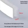 Dinggu Self-Adhesive Weatherstrip: 5m/10m Sliding Door and Window Seal, Dustproof, Anti-Collision, Mosquito Proof.