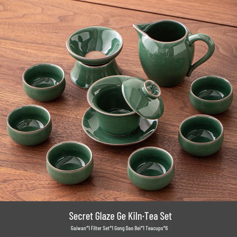 Traditional Ge Kiln Ceramic Tea Set
