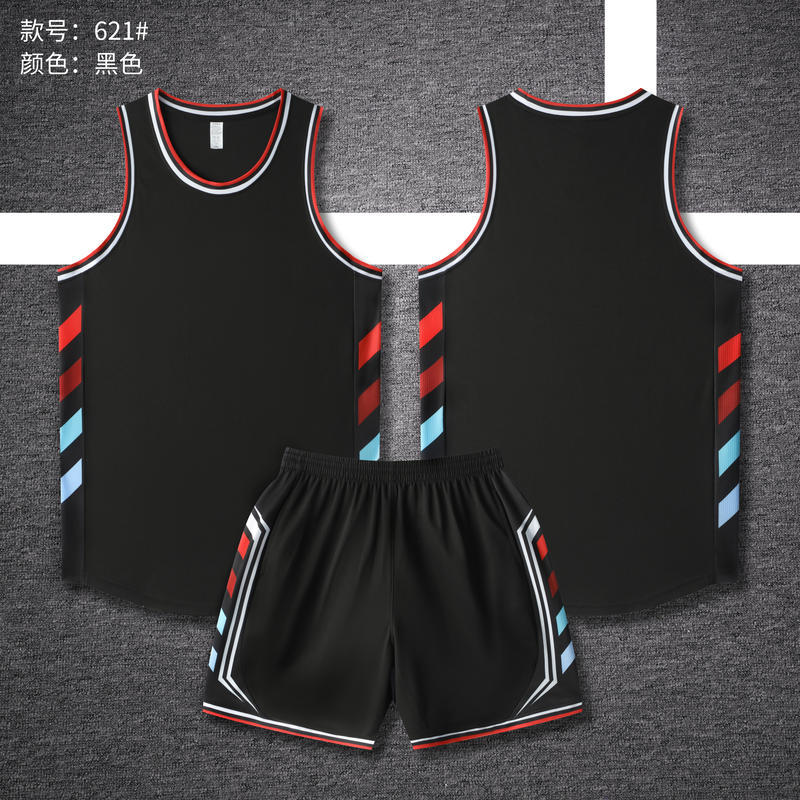 New American basketball jersey set Summer camp adult children's quick-drying jersey Game training basketball jersey