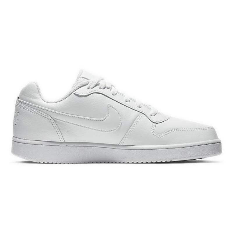 Nike EBERNON Low Coverage Slip Resistant Low Top Skateboard Shoes Women's Pure White Sneakers AQ1779-100