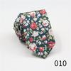 Fashion Arrows Tip Floral Pattern Skinny Tie For Men Soft Polyester Silk Necktie Office Wedding Party Outfit Accessory