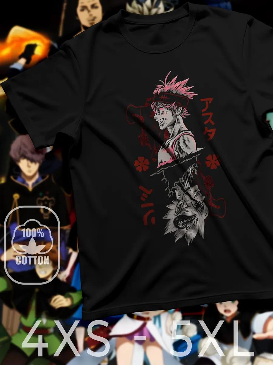 Black cotton oversized printed T-shirt 2XL