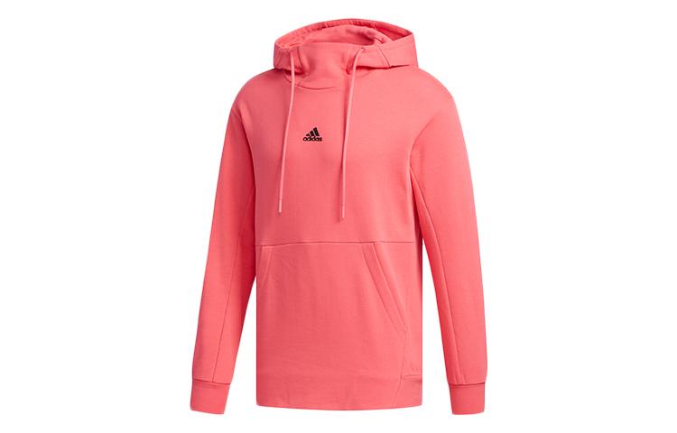 Adidas Sweatshirts Men s Pink Hooded Moderate Regular FJ0178 S
