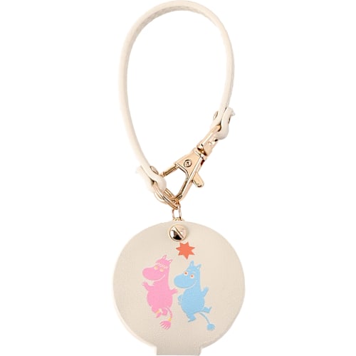 Fieldwork Pocket Watch, Fieldwork Strap Watch, Women's Analog, with Magnifying Glass, 1.5x Magnification, Moomin 80th Anniversary Hang Watch, White, M