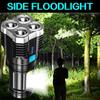 LED Flashlight COB USB Recharge Bright Waterproof for Outdoor Hunting