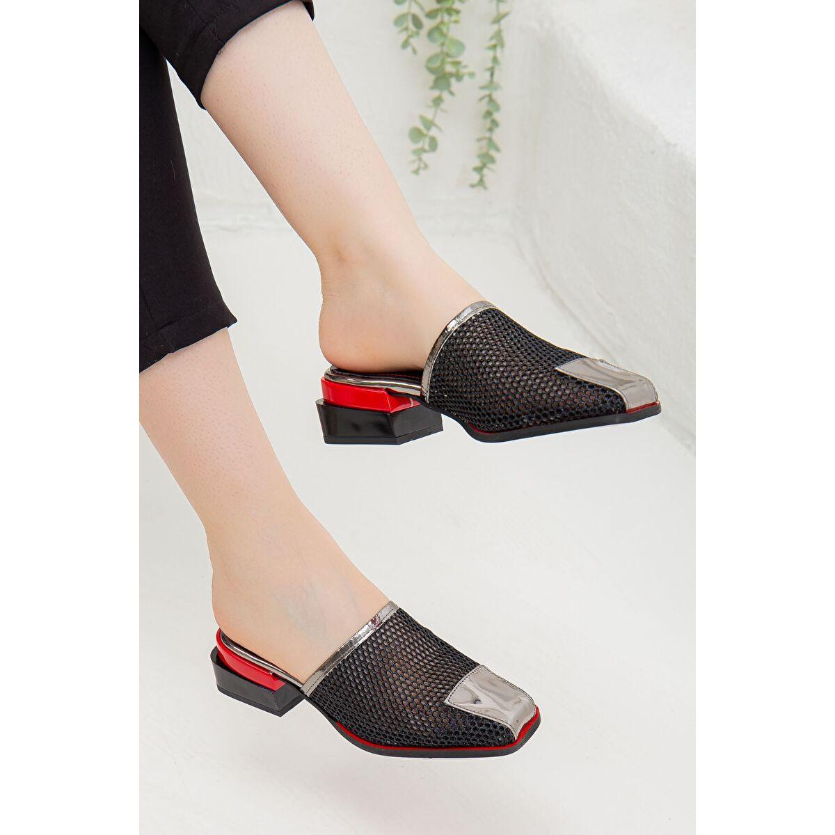 

Elizan Woman Heels Slipper Glass