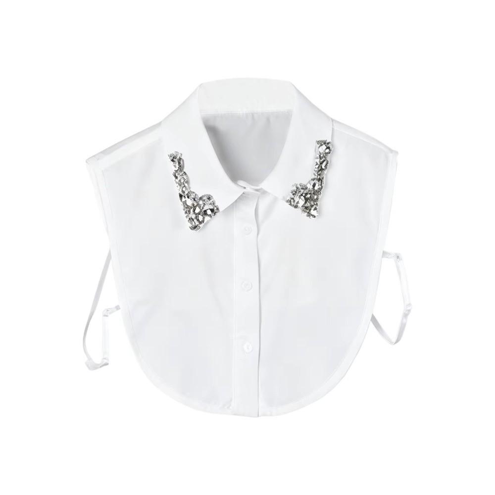 Top Halsbekleidung Abnehmbarer Kragen Baumwolle Revers Falscher Kragen Vintage Falscher Hemdkragen Bluse Tragen