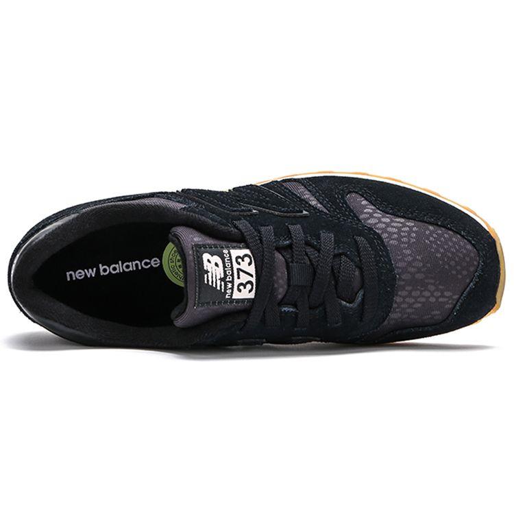 New Balance Nb 373 Comfortable Lightweight Leather Low Top Casual Running Shoes Women Sneaker Black WL373BL