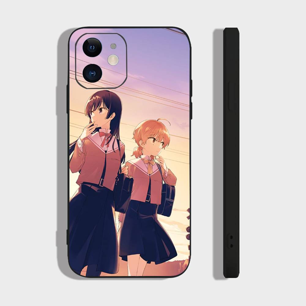 Bloom Into You Bilibili Animation Phone Case For IPhone 17 Air 16 15 14 13 Pro Max 11 12 Black Silicone Cover