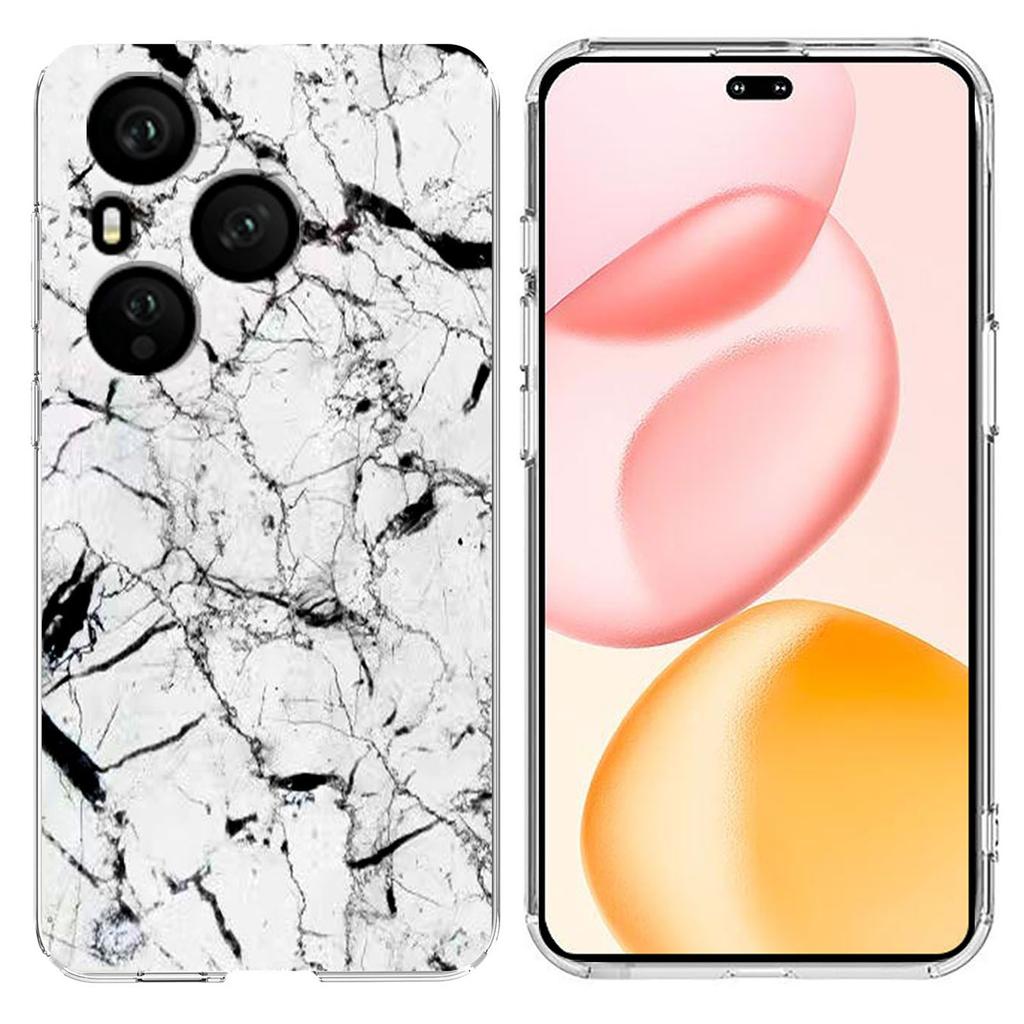 For Honor 400 Pro 5G (Global) Case Marble Pattern Printing Soft TPU Phone Cover