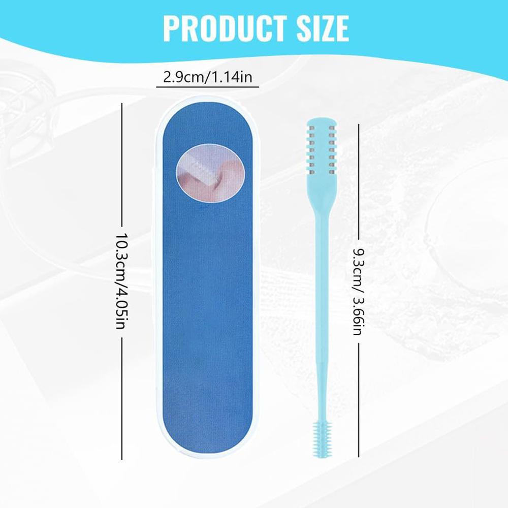 5pcs 360° Double-Headed Nose Hair Trimmer with Storage Box