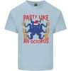 Beer Party Octopus Christmas Scuba Diving Unisexs Light Cotton TShirt