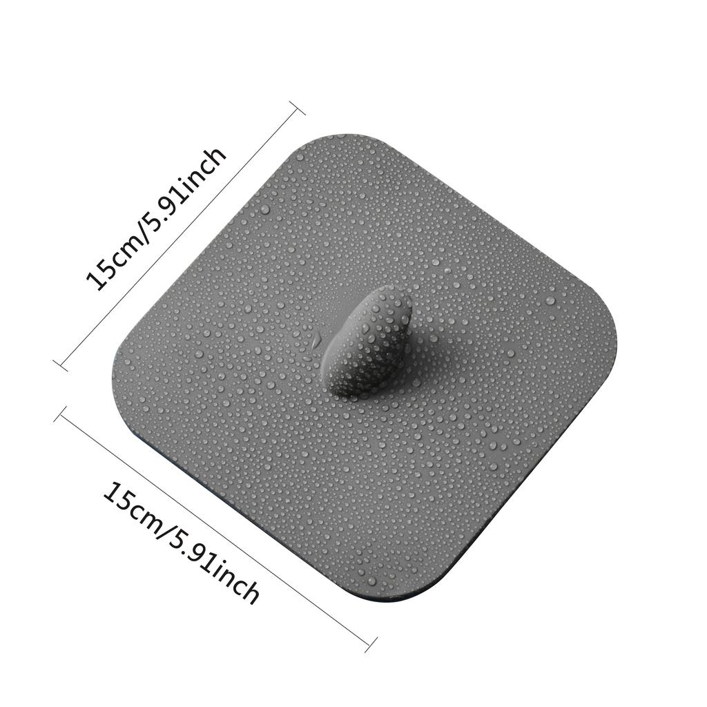 Silicone Bathroom Floor Drain Deodorant Pad Anti-Odor Toilet Pad Water Stopper Sewer Cover Eco-Friendly Bathroom Accessories