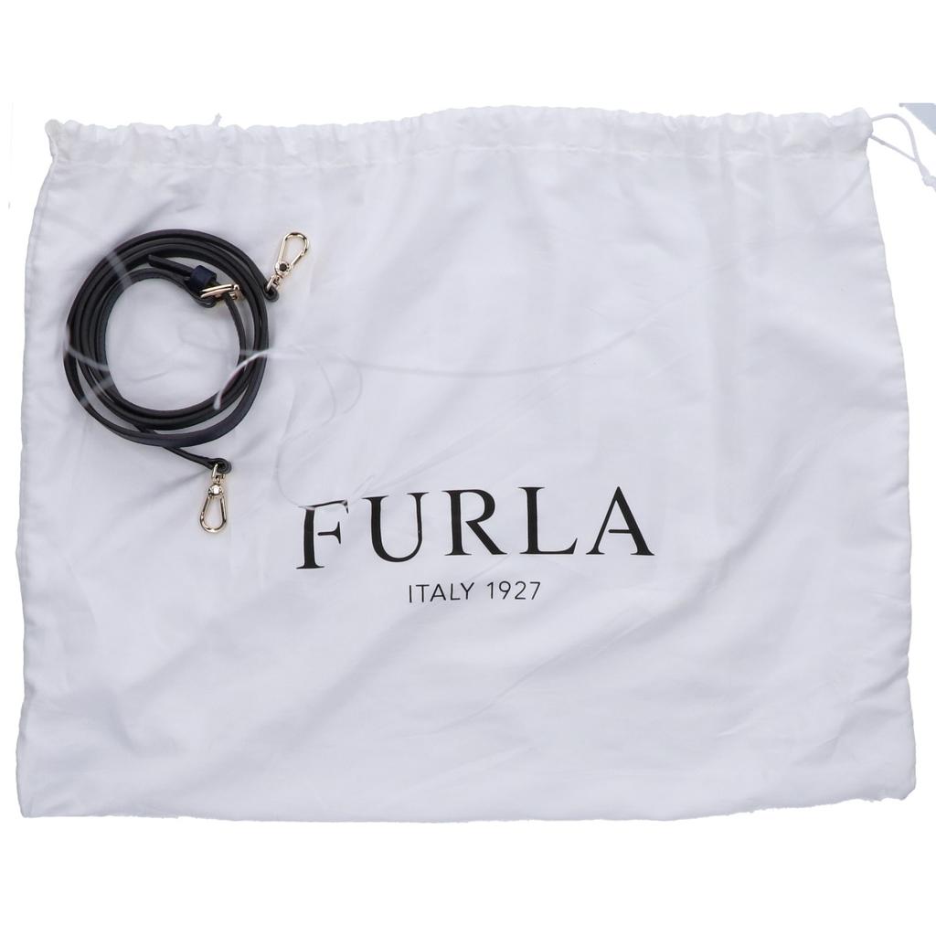 FURLA [Beautiful Condition] PIN S 2WAY Tote Bag NavyUsed