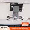 Double Clip Sunglasses Holder Magnetic Leather Glasses Storage For IS250 RX350 LX570 LX600 LX470 GX470 RX330 NX300 Ct200h
