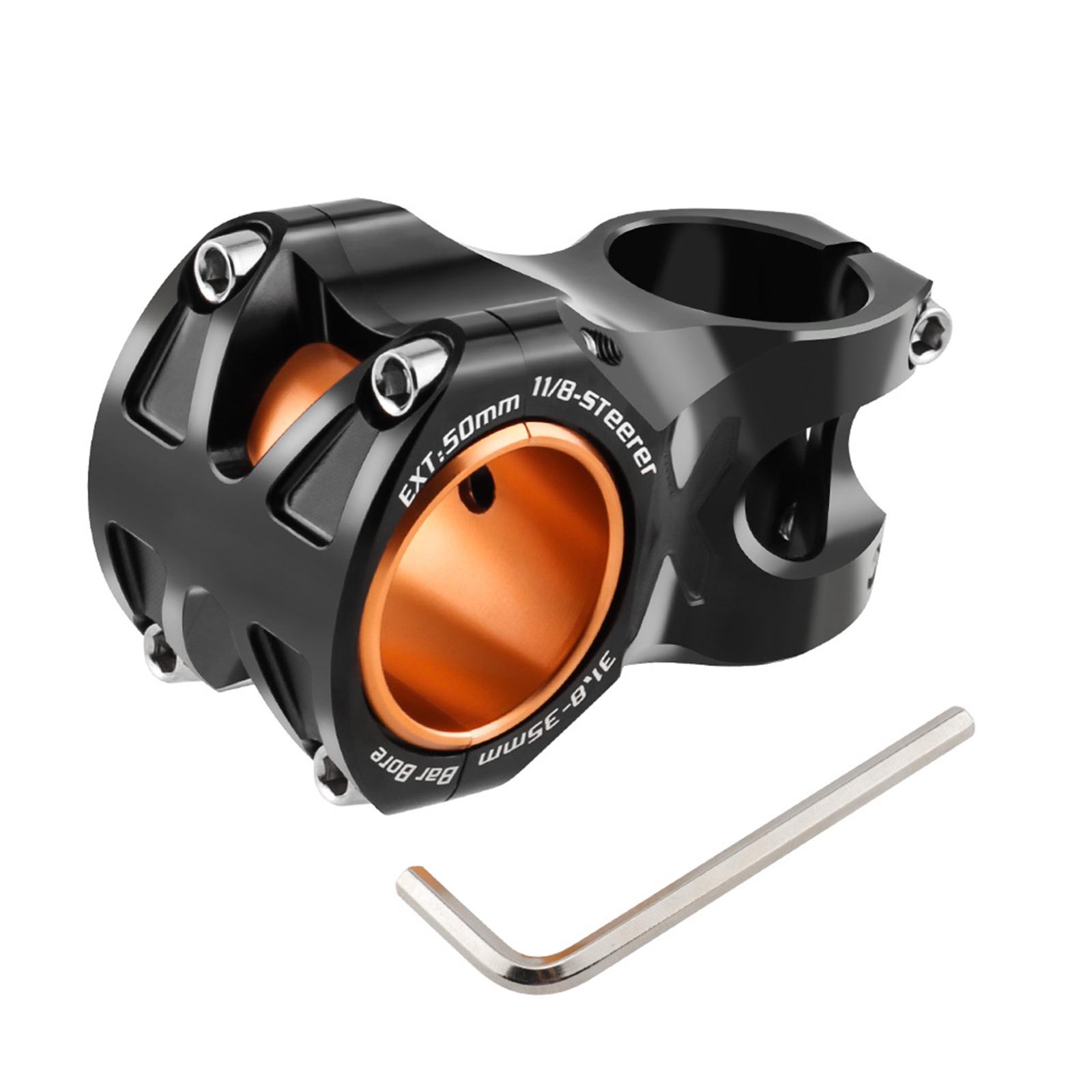 31.8 Stem 35mm Bike Stems Aluminum Alloy Mountain Bike Short Handlebar Stem For Road Bike MTB BMX Fixie Gear black #1