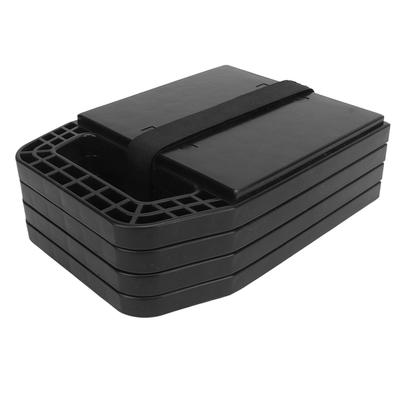 4PCS RV Jack Pad Prevent Jacks Sinking Anti Slip Weather Proof Leveling Jack Block for Camper