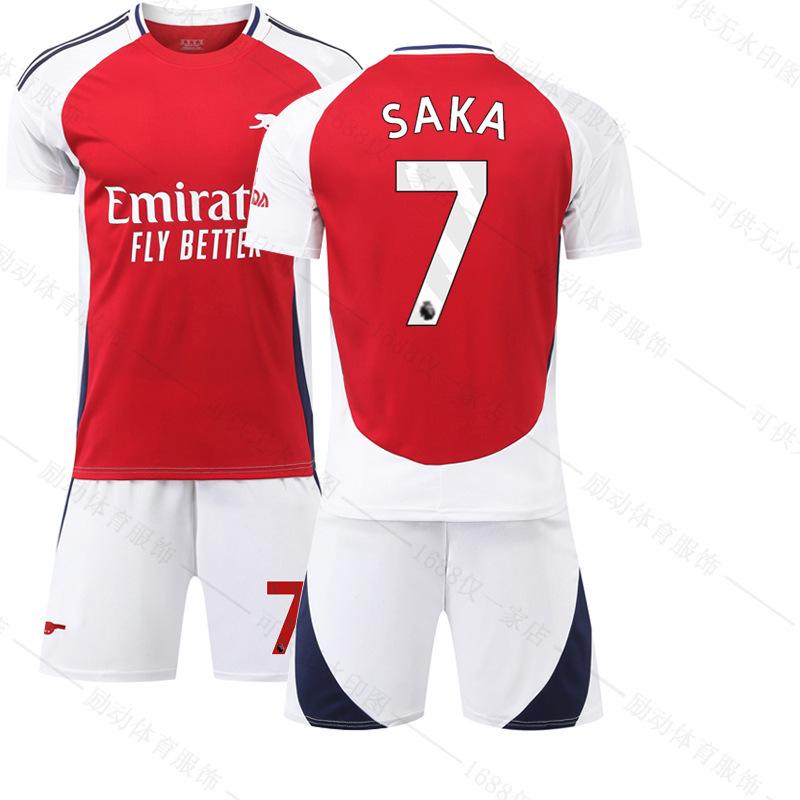 Football training jersey 2425 Arsenal home football jersey No. 7 Saka 8 Erdecaux new jerseys are in stock in large quantities. #16