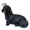 Künstlerisches Haustier-Gedenkgeschenk 3D-gedruckte Dackel-Skulptur Miniatur-Hundefigur Matt Handgefertigter Stil Figurenoberfläche Statue Ornament