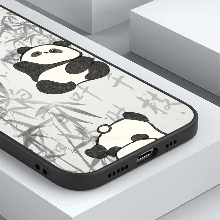Cartoon Cute Panda Funda Phone Cover Case for Xiaomi Redmi Note 10 13 Pro Plus 11s 12s 12 Pro 14 9 7 8 10S 9S 11