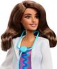 Barbie Work with Doctor Doll House for Pretend Ages 3 and JKF76 Barbie! Dress-Up Play, Up, Pink/Blue,