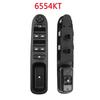 Power Window Master Control Switch Electric Left Front Auto Door Switch For Peugeot 307 307SW 307CC Car Accessories 6554KT