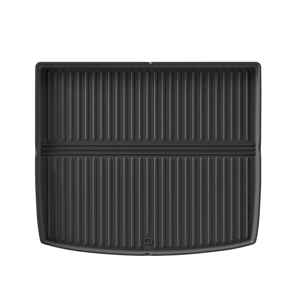 for Onvo L60 2025 2025 Car Floor Mats Cargo Liner Trunk Pad TPE 3D Foot Mat Waterproof Odorless Tray Set BLACK