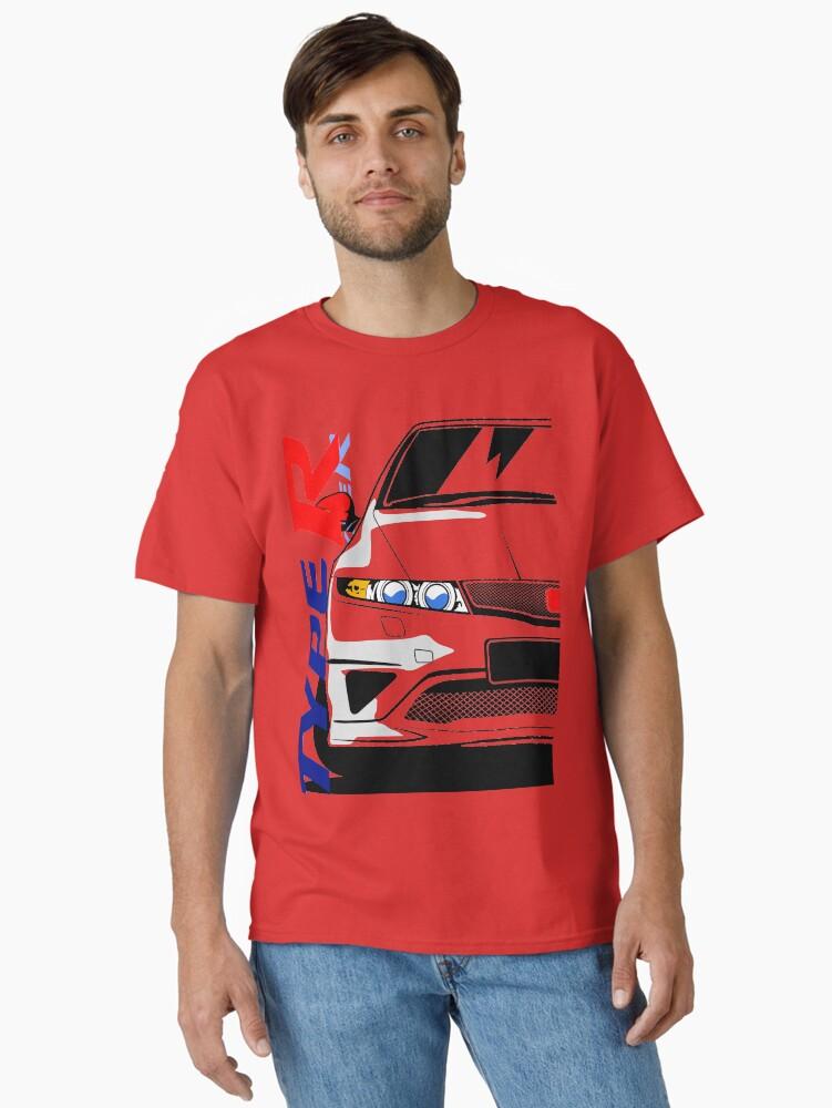 

Honda Mens and Womens Tshirt Summer Cotton Tee Honda Civic Type R FN2 Shortsleeved Spring Autumn Motorcycle Cycling Top S