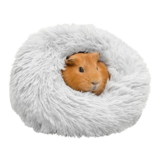 Fluffy Hamster Bed Plush Cozy Sleep Pad Soft Warm Cushion Pet Bed for Small Animals Guinea Pig Chinchilla Hedgehog