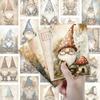 32pcs, Retro Dwarf Postcard, Christmas, Birthday/Anniversary Gift, Collectible, Suitable for Gift Giving, Can be Mailed.