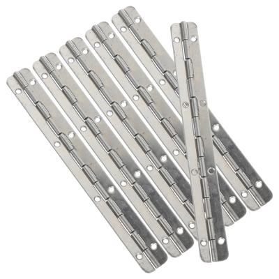 6 Pcs Sturdy Metal Hinges Long Piano Hinges Jewelry Box Hinges Decorative Hinges For Boxes Wood Case Hinges Metal Hardware