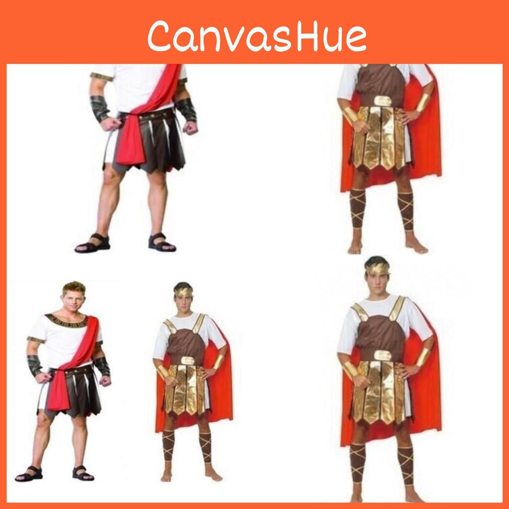 Exquisite Gold Gladiator Attire For Men Unique Roman Warrior Outfit For Cosplay Fun