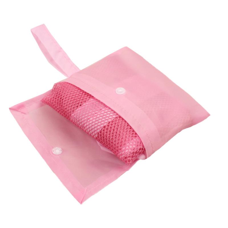 Portable Foldable Mesh Beach Bag for Kids' Sand Toys
