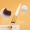 Docolor 2Pcs Makeup Brush Foundation Brush & Concealer Brush Synthetic Hair Liquid Foundation Cream Cosmetic Blending Brushes Face Contour Beauty Tool