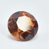 CERTIFIED Orange Sapphire Loose Gemstone 7.15 Ct Natural Round Shape