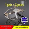 New TR90 Multifocal Progressive Sports-Style HD Reading Glasses, Anti-Blue Light, Suitable for Near and Distance Viewing