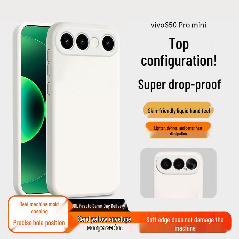 POZZO Ultra-Thin Silicone Case for Vivo S50 Pro mini Vivo S50 Pro mini