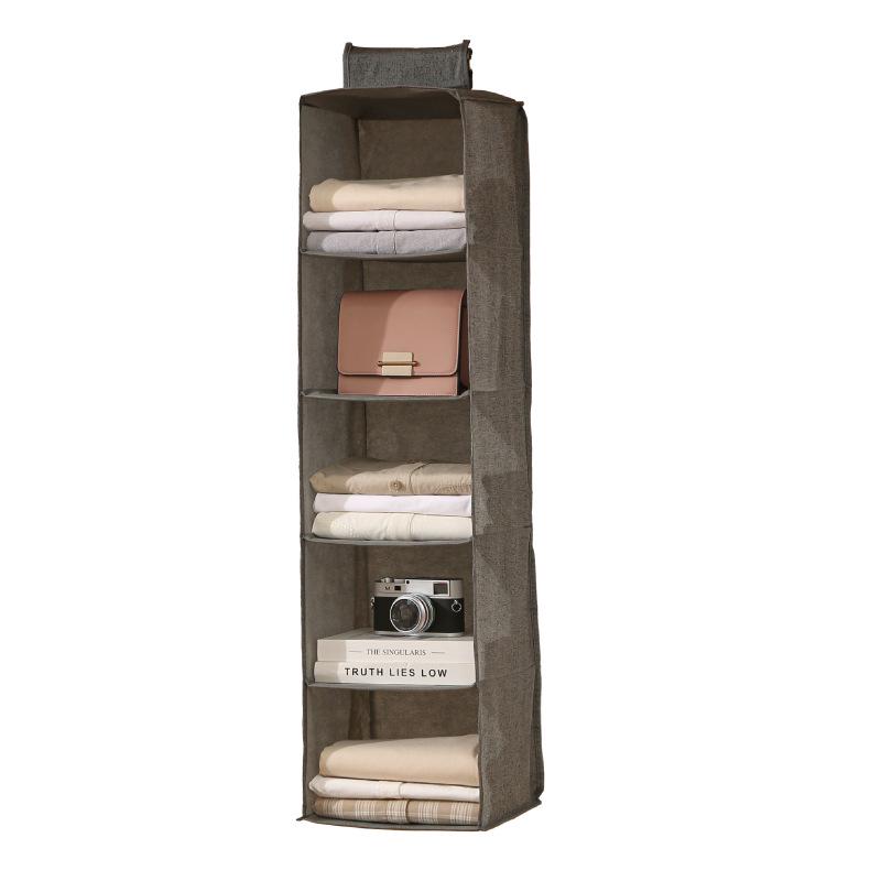 Multi-Layer Hanging Fabric Storage Bag for Clothes and Sundries