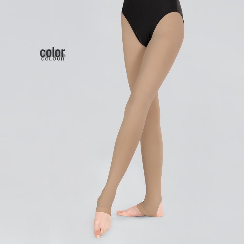 Children's Ballet Practice Footed Tights - 60D Thin Style Dance Socks for Girls