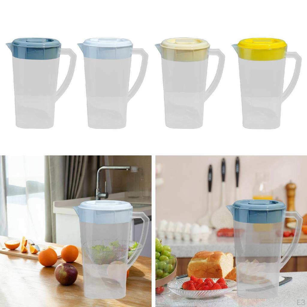 Water Pitcher Drink Portable Juice for Fridge Jug Lemonade Iced Tea Beverage Home