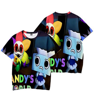 Anime Dandy's World Printing Women Men Tshirt Casual Breathable Tshirts Funny Loose Tees Shirts Street Oversized T-Shirts Man