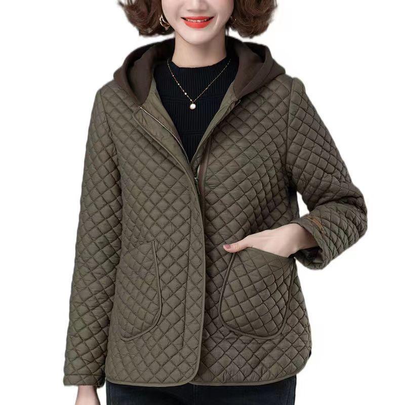 Autumn Winter Jacket Women Lightweight Coat Korean Fashion Hooded Jacket Casual